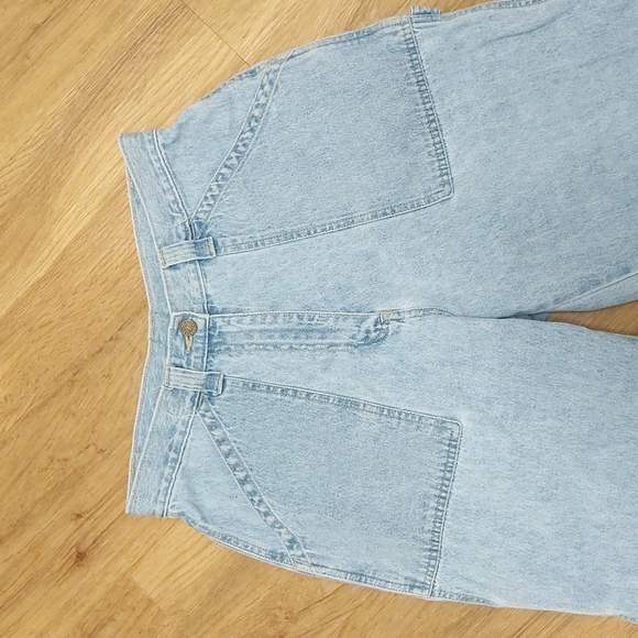 Vintage High Waisted Denim Capris - Picture 2 of 5